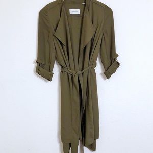 Babaton Quincey Flowy Trench Coat Jacket Aritzia